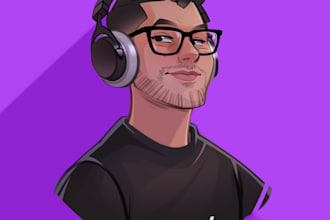 draw a custom profile picture for your twitch, youtube or kick channel