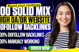 mix backlinks improve website ranking all dofollow