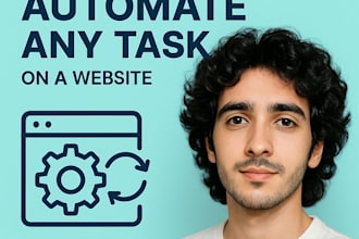 automate web tasks using python, selenium automation expert