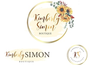 do feminine botanical hand drawn boho signature watercolor wedding floral logo