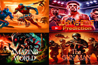 design viral and high CTR youtube thumbnails for more views