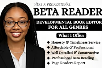 beta read critique feedback and critique your manuscript evaluation
