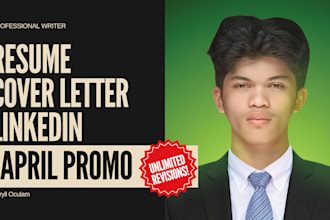 write and upgrade your resume, cv, cover letter, linkedin