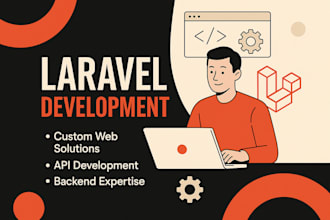 develop and fix your laravel website or web app, rest API, admin panel