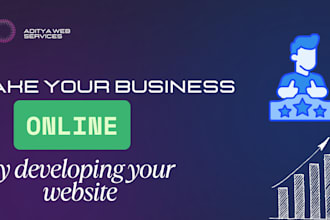 take your business online by developing your website