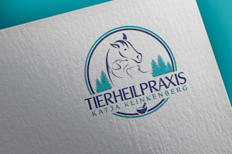 design a minimalist animal or healthcare brand logo