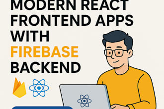 build modern react frontend apps with firebase backend