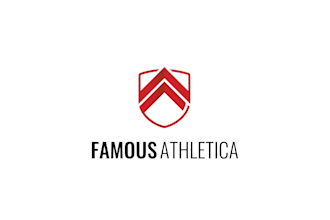 design a modern minimalist sports brand logo
