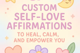 write healing affirmations to uplift your soul