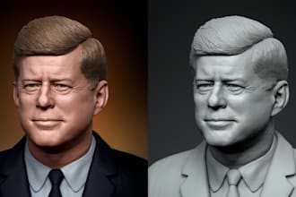 make realistic character or a prop using blender