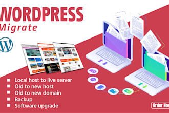 migrate or restore wordpress website to wp domain or hosting