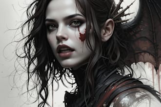 make fantasy horror and fantasy horror character