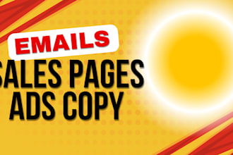 write sales copy ads and emails for your business