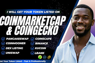list your token coin on coinmarketcap coinegecko cmc ico listing mexc defi sol