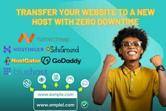 setup fix migrate wordpress on bluehost godaddy namecheap cpanel hosting