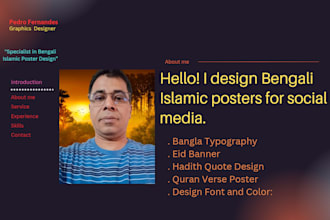 design islamic poster idea for social media