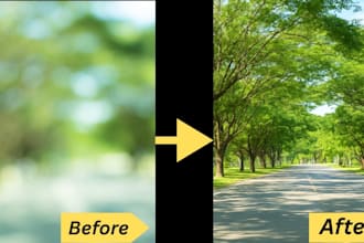 restore and sharpen your old or blurry photos
