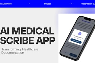 build ai medical scribe app for clinics