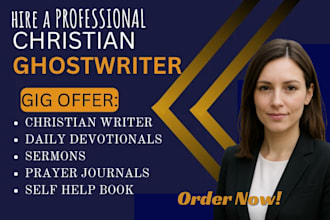 ghostwrite christian ebook, prayer book journal daily devotion, amazon KDP