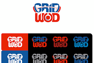 create a minimalist creative health, gym fitness logo design