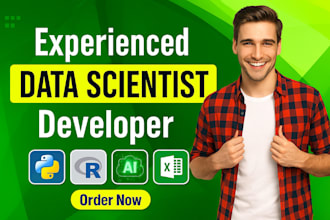 do ai data analytics, data science, machine and deep learning projects in python
