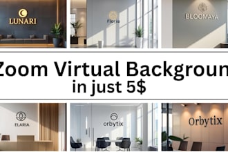 create zoom and social media virtual backgrounds
