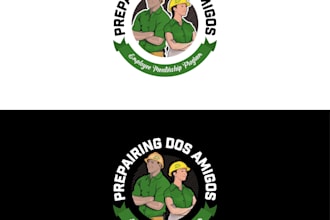 design dos amigos mentorship program logo