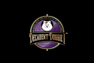 design sophisticated unique decadent doggie logo