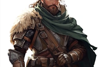 paint your dark fantasy dnd character illustration