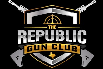 design wonderful gun logo with free vector files