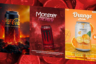 provide product photo and label modern manipulations design