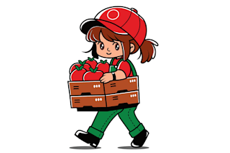 design sheeny tomato mascot logo