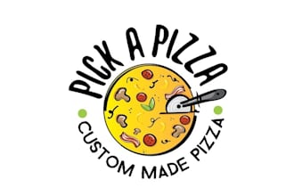 design exceptional restaurant food pizza logo