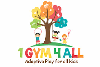 design innovative classic children care logo