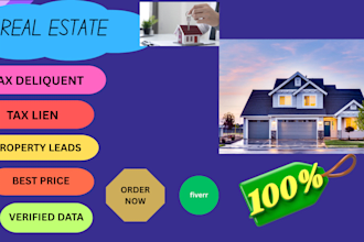 give tax delinquent tax liens and pre probate leads