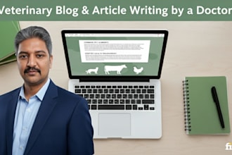 write SEO optimized veterinary blogs with credible research