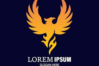 design awesome phoenix logo with unlimited revision