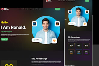 build a portfolio website for freelancers or consultants