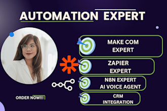 create powerful automations using zapier, makecom and n8n to scale your business