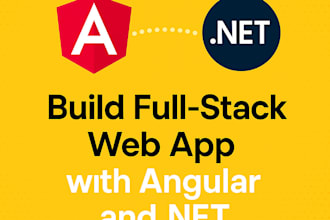 build full stack web app with angular and dot net core