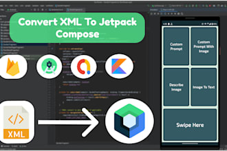 convert android XML java app to kotlin jetpack compose
