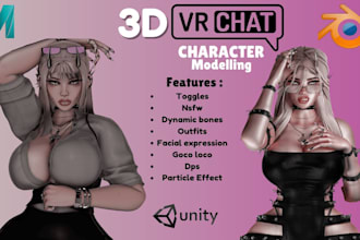 do custom vrchat avatar vrc avatar furry model vr character nsfw vr anime vrchat
