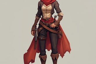 create 2d game characters, icons, assets