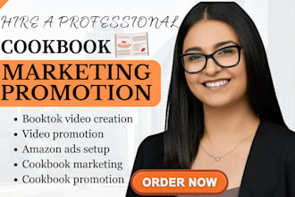 amazon kdp ads booktok video promotion cookbook marketing cookbook publishing