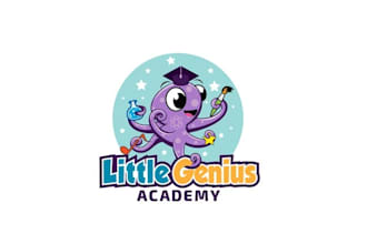design impeccable little genius academy logo