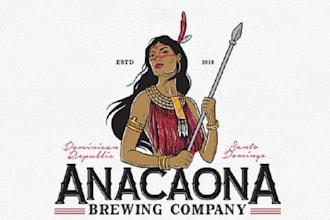 design creative craft brewery company logo