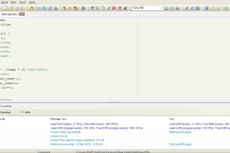 develop and simulate 8086 assembly and pic16f877a microcontroller project