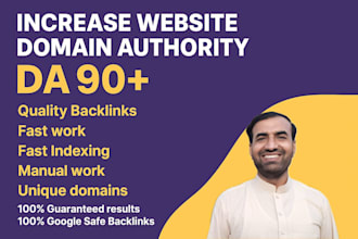 boost da 90 DR 70 moz da SEO backlinks domain authority fast