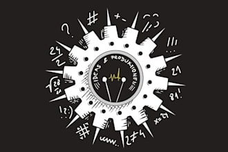 design high resolution electrick or mechanic brand logo