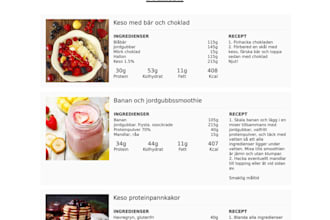 be your personal trainer and nutritionist